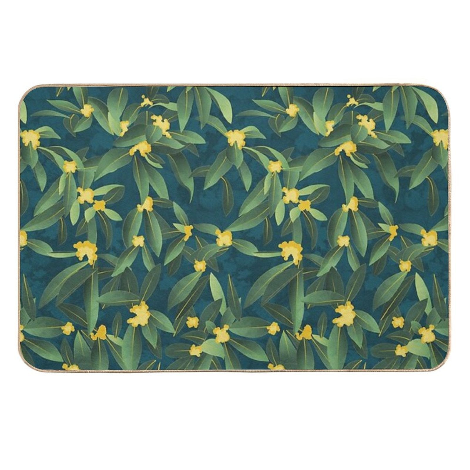 Loquat Medlar Tree in Autumn I  Multi-Purpose Bath Mat