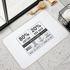 80 Cotton 20 Dog Hair by Tobe Fonseca  Non-Slip Bath Mat