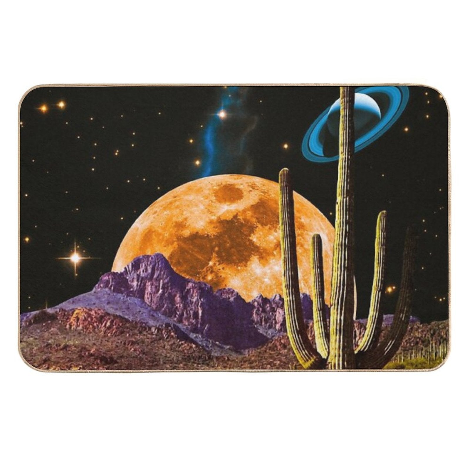 Space Cowboys  Long-Lasting Bath Mat
