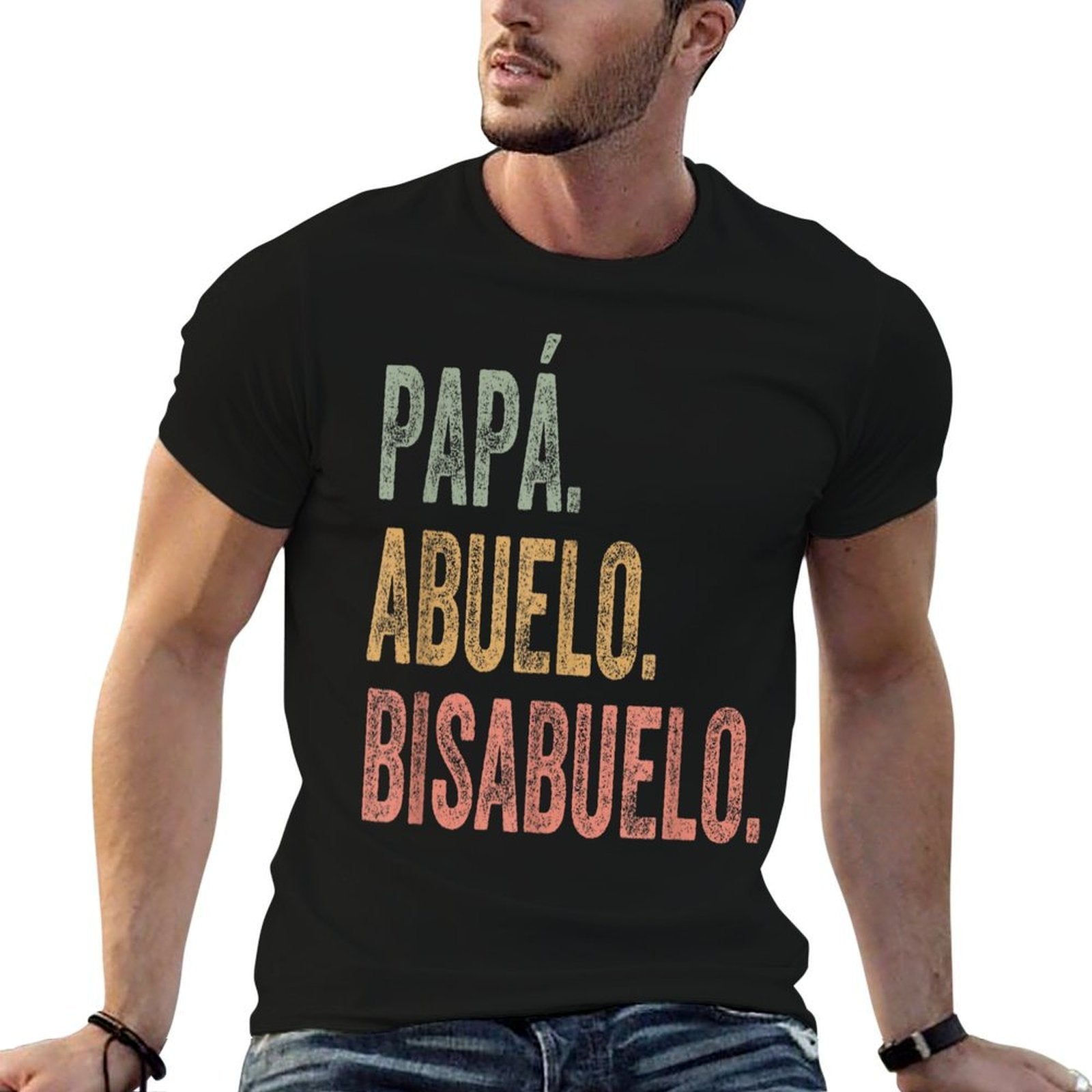 Bisabuelo Spanish Great Grandfather  Cotton T-Shirt