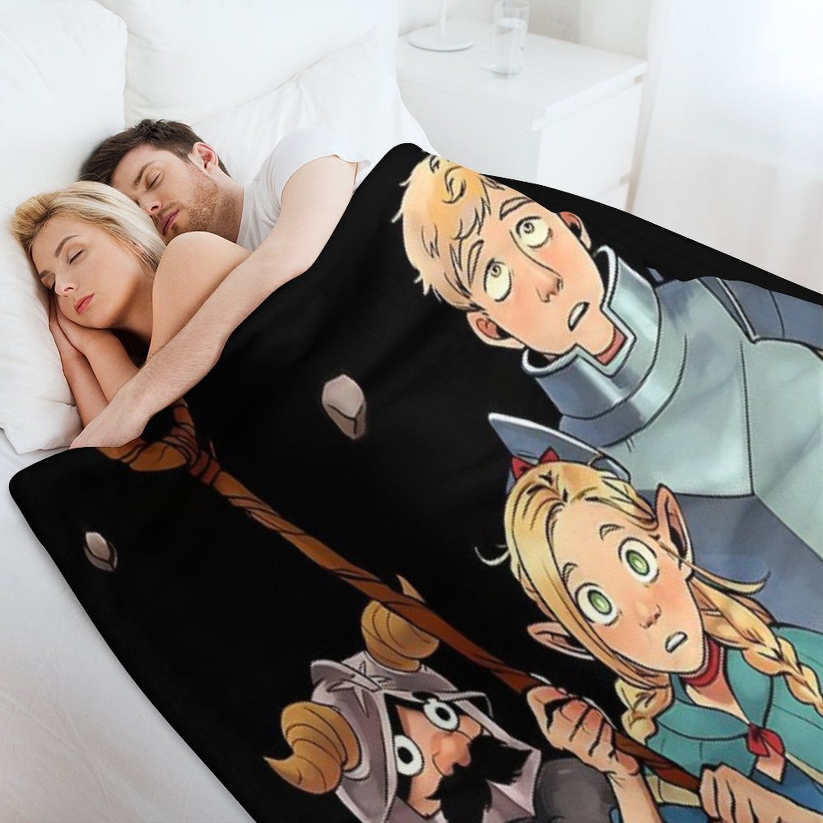 Delicious in Dungeon - All in One Easy Care Throw Blanket