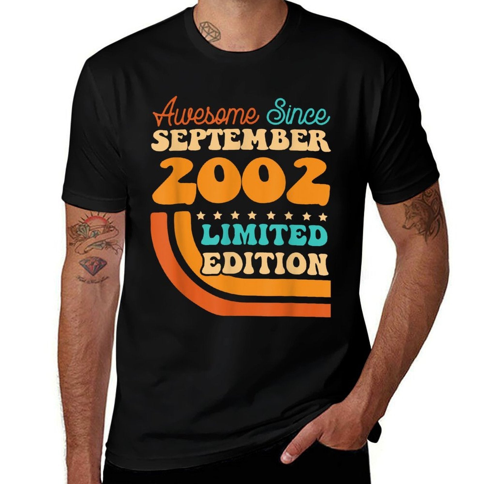 21 Years Old Born in September 2002 21st Birthday  Odor-resistant T-Shirt