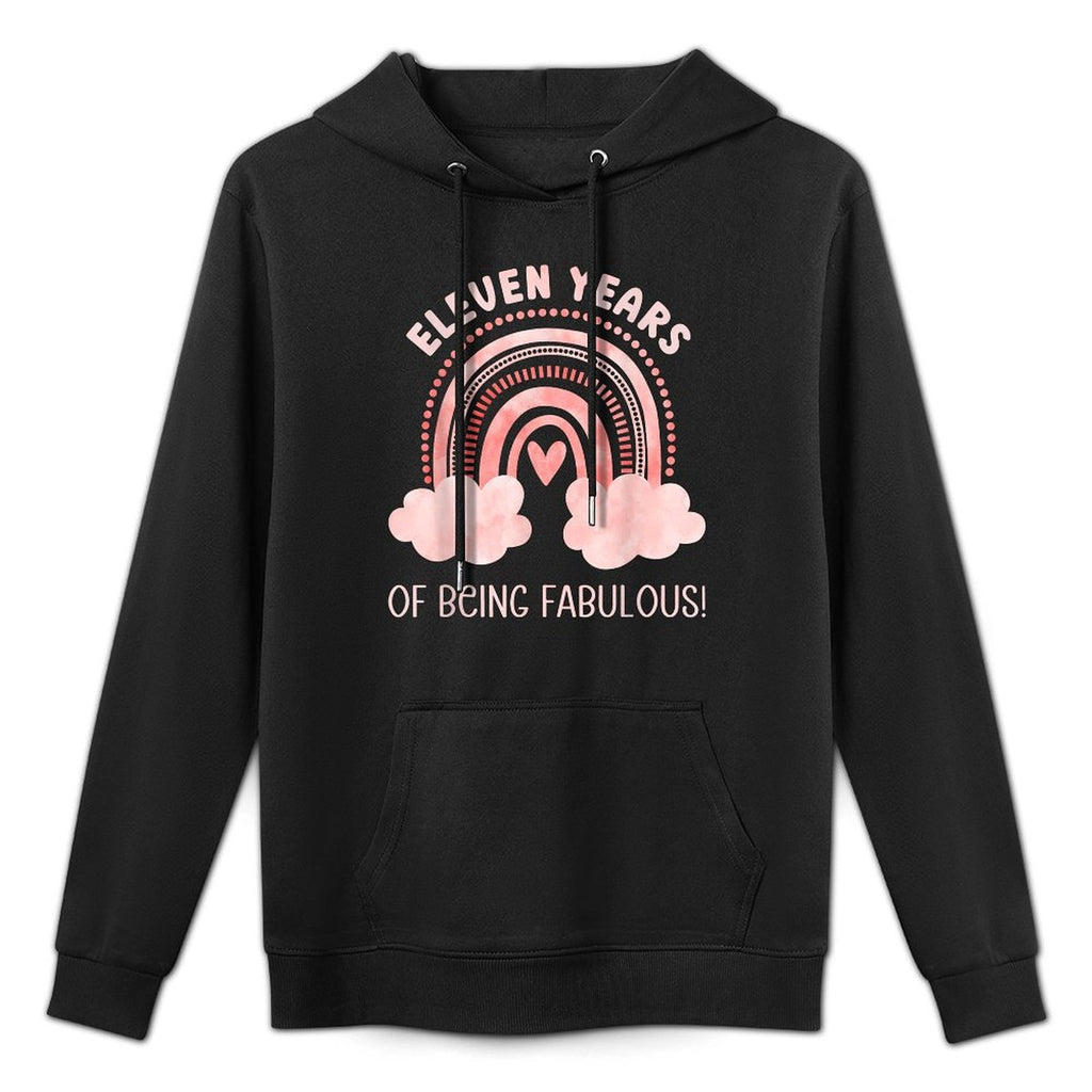 Eleven Years And Fabulous! 11 Years Old 11th Birthday Durable Construction Hoodie