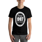 1987 30th Birthday, Thirtieth, Thirty  Slim-fit Cut T-Shirt