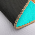 Kawaii Green Tomato Mascot No. 4  Rapid-Drying Bath Mat