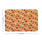 The Mighty Acorns II  Fade-Resistant Bath Mat