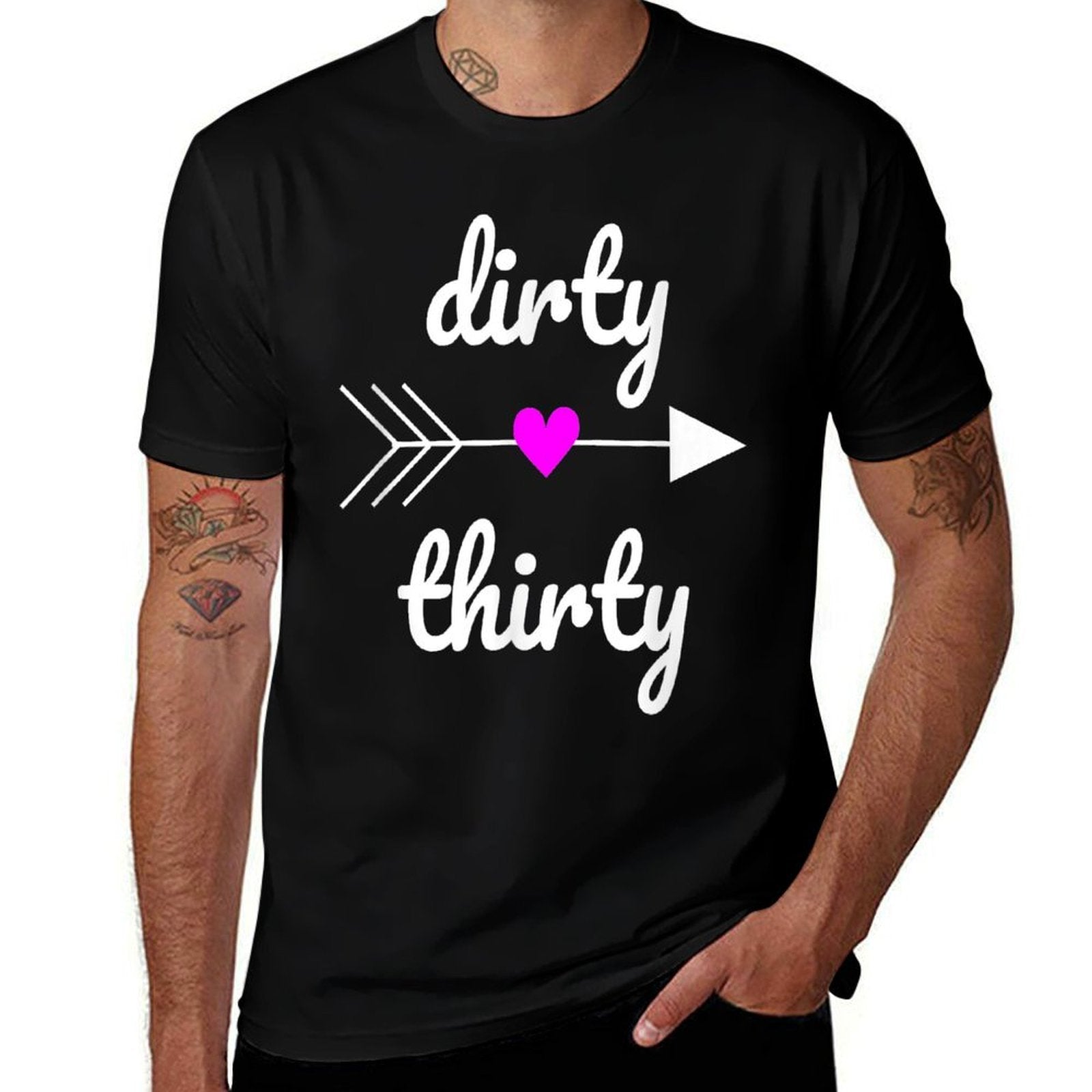 30th Birthday - 30 AF Dirty Thirty Tee  Cotton T-Shirt