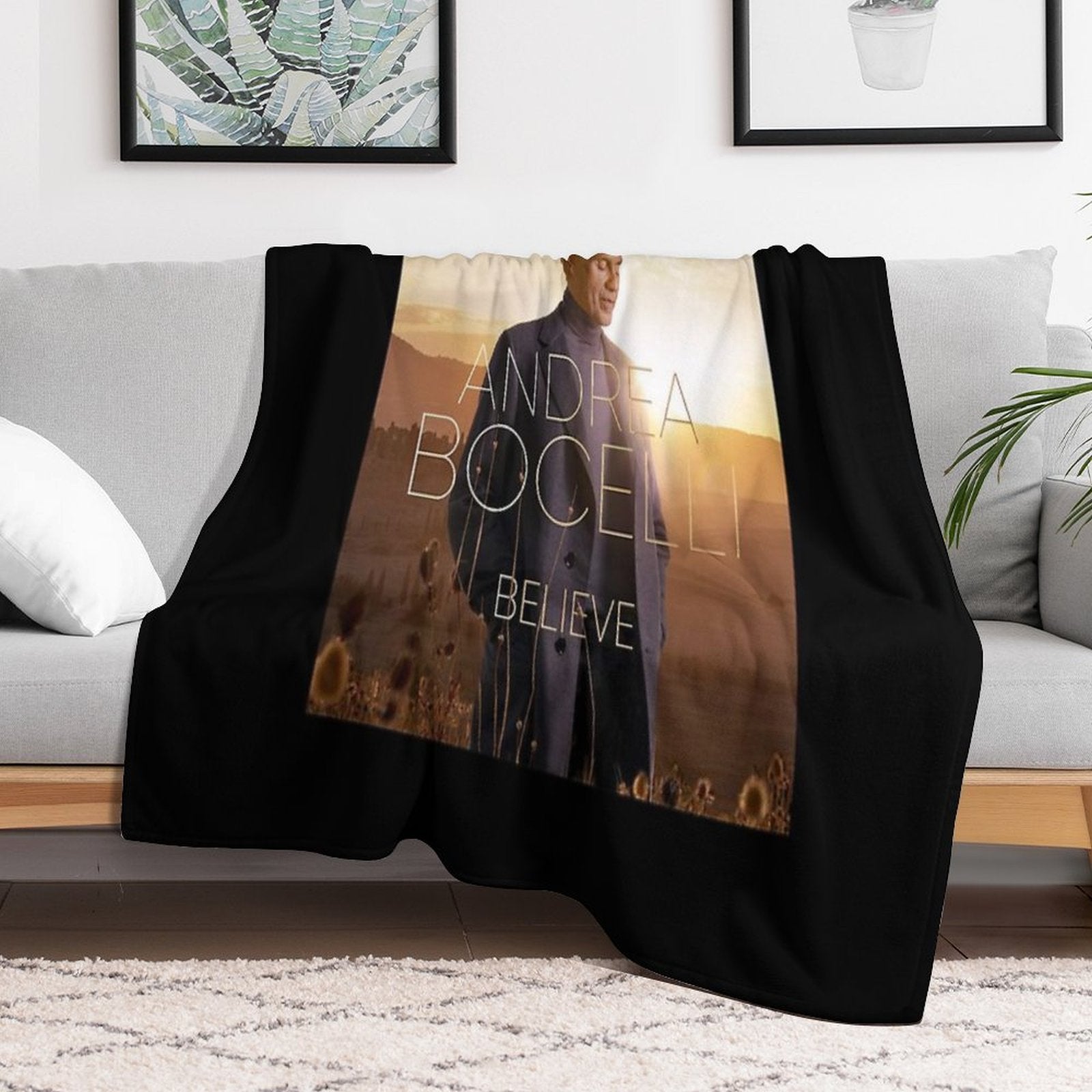 Andrea Bocelli Eco-conscious Throw Blanket