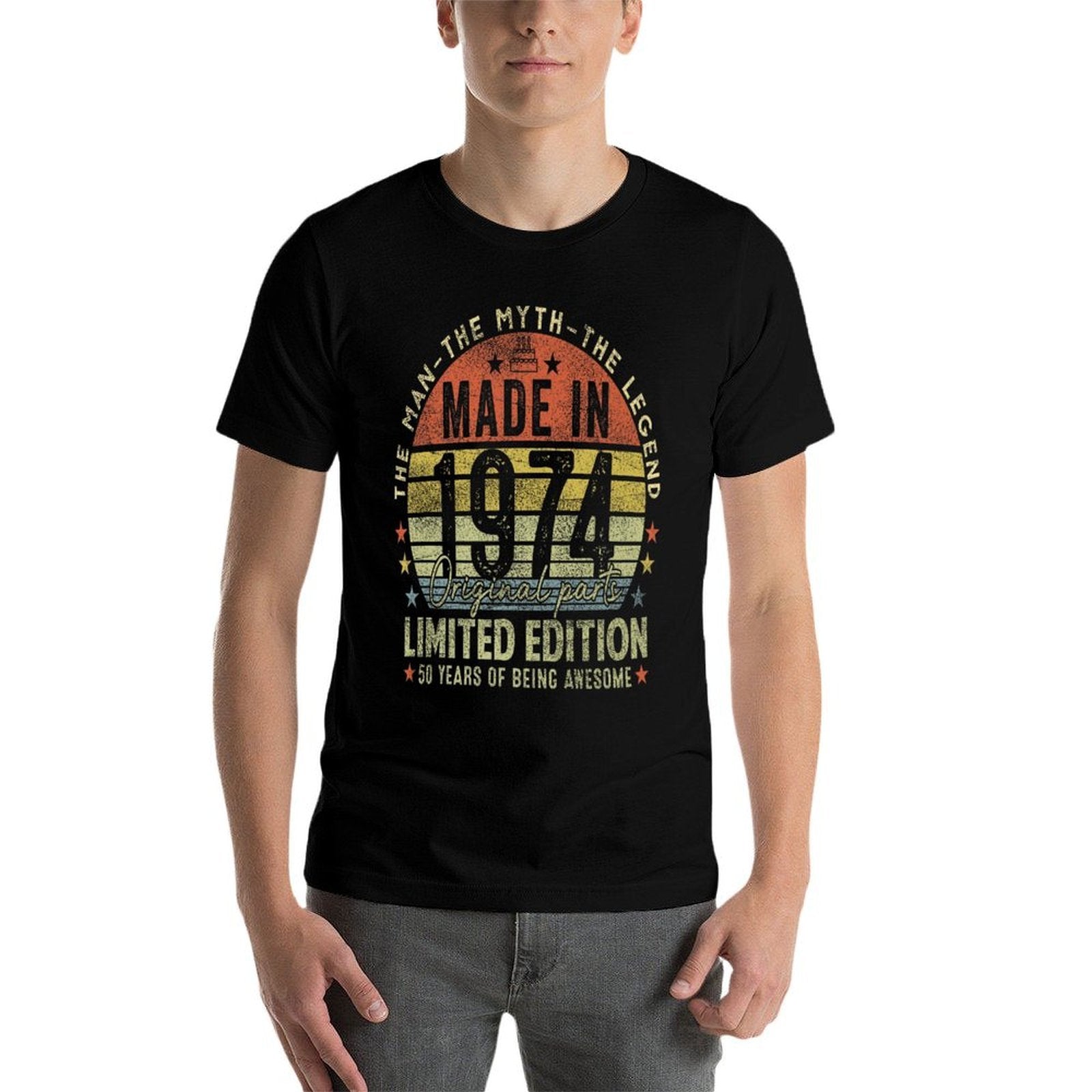 50 Year Old Gifts Vintage 1974 Limited Edition 50th Birthday Premium  Affordable Price T-Shirt