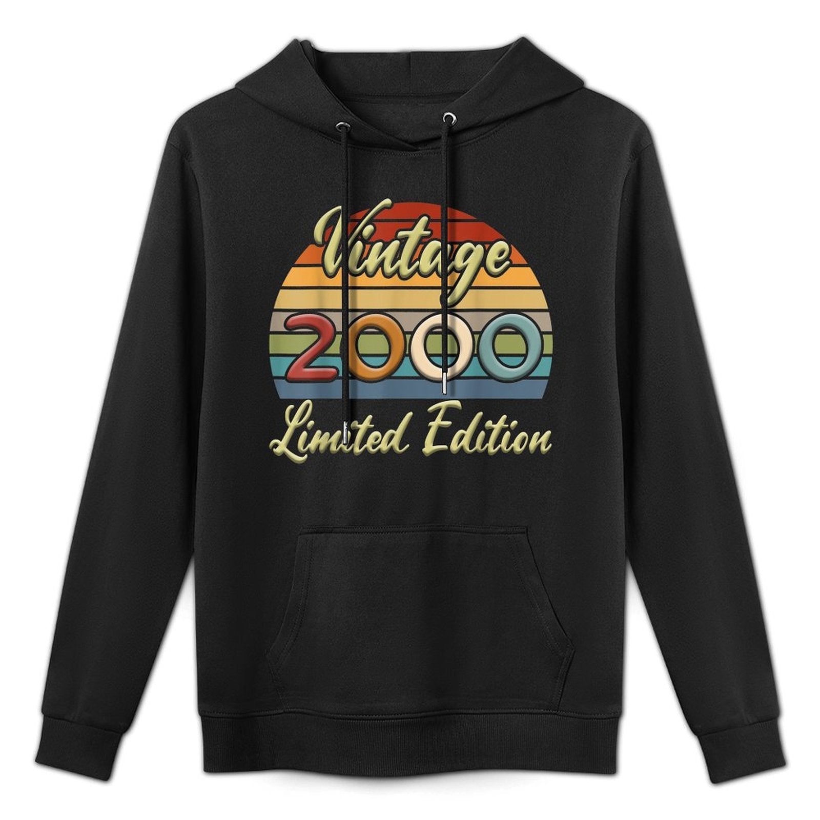 21 Year Old Vintage 2000 Limited Edition 21st Birthday Adjustable Hood Hoodie