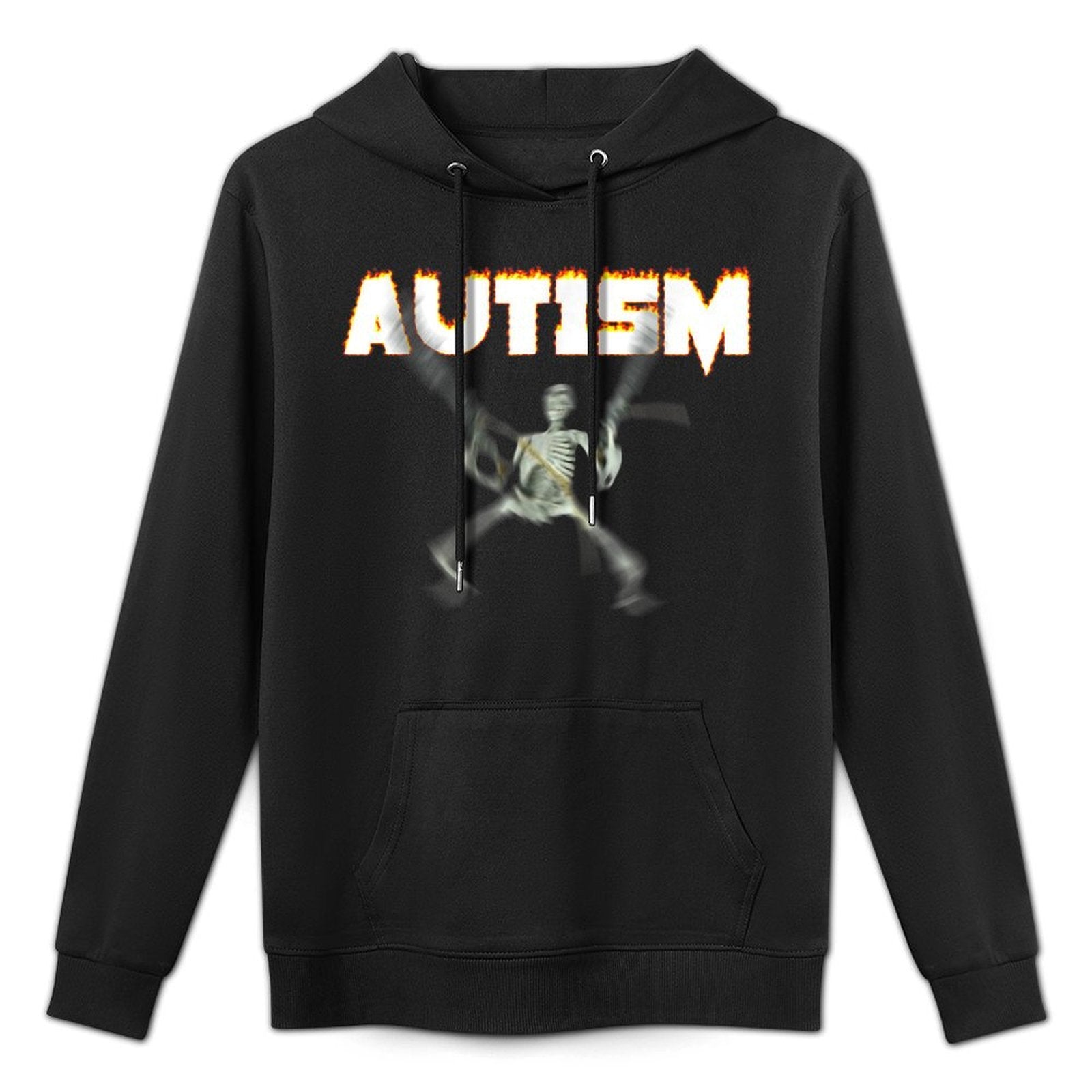 Autism Skeleton Meme Casual Wear Hoodie