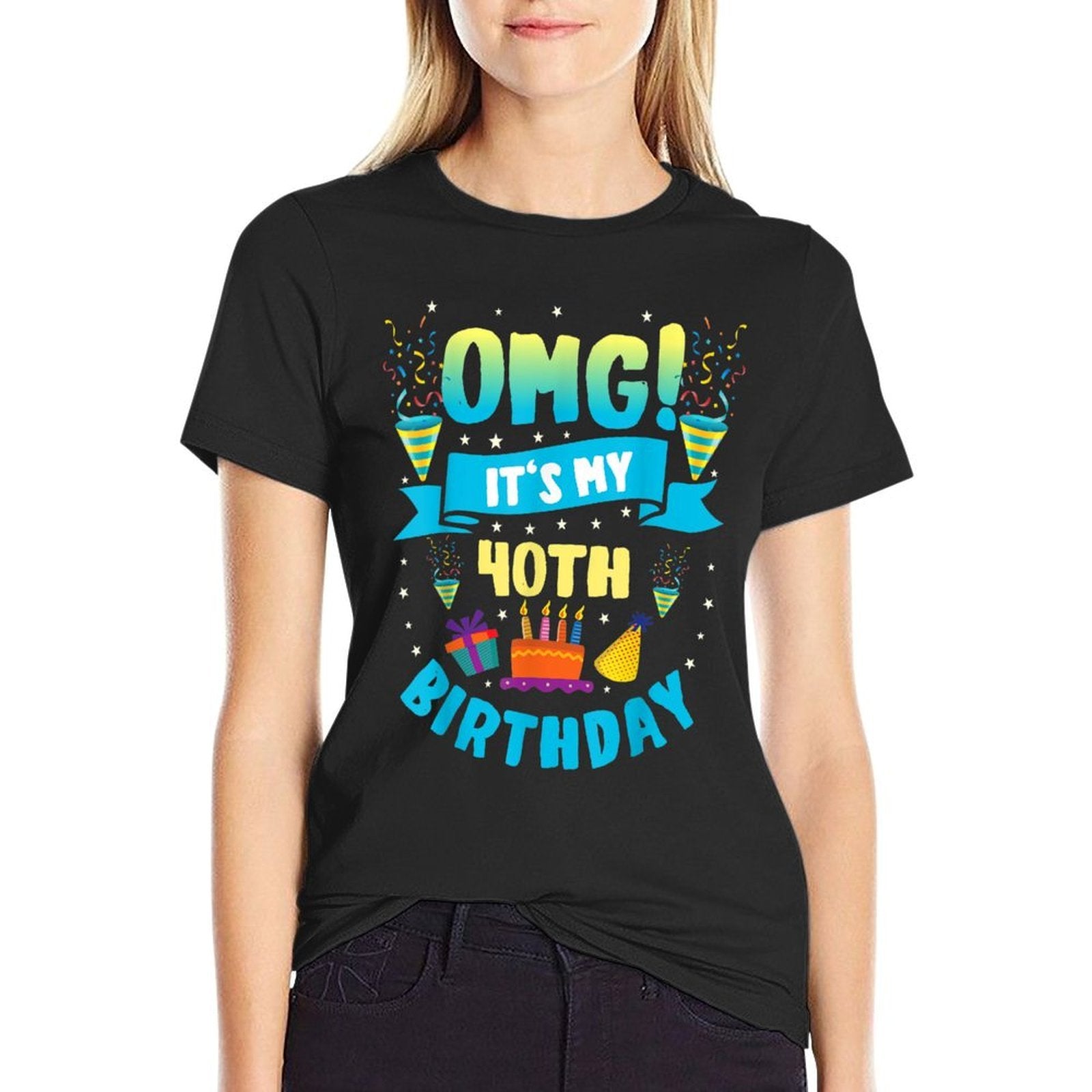 40 Year Old Shirt OMG It's My 40th Birthday  Classic T-Shirt