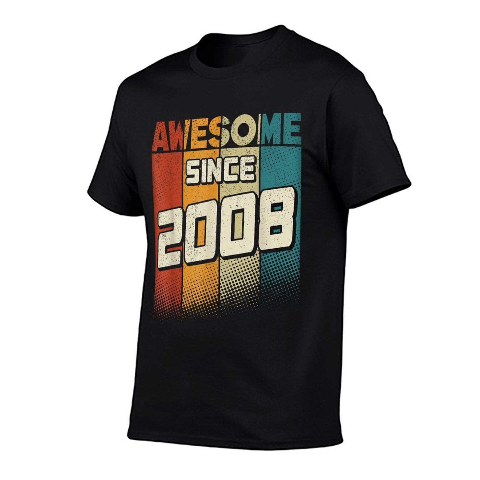 Awesome Since 2008 17 Yo Retro 17th Birthday Boy  Tagless Design T-Shirt