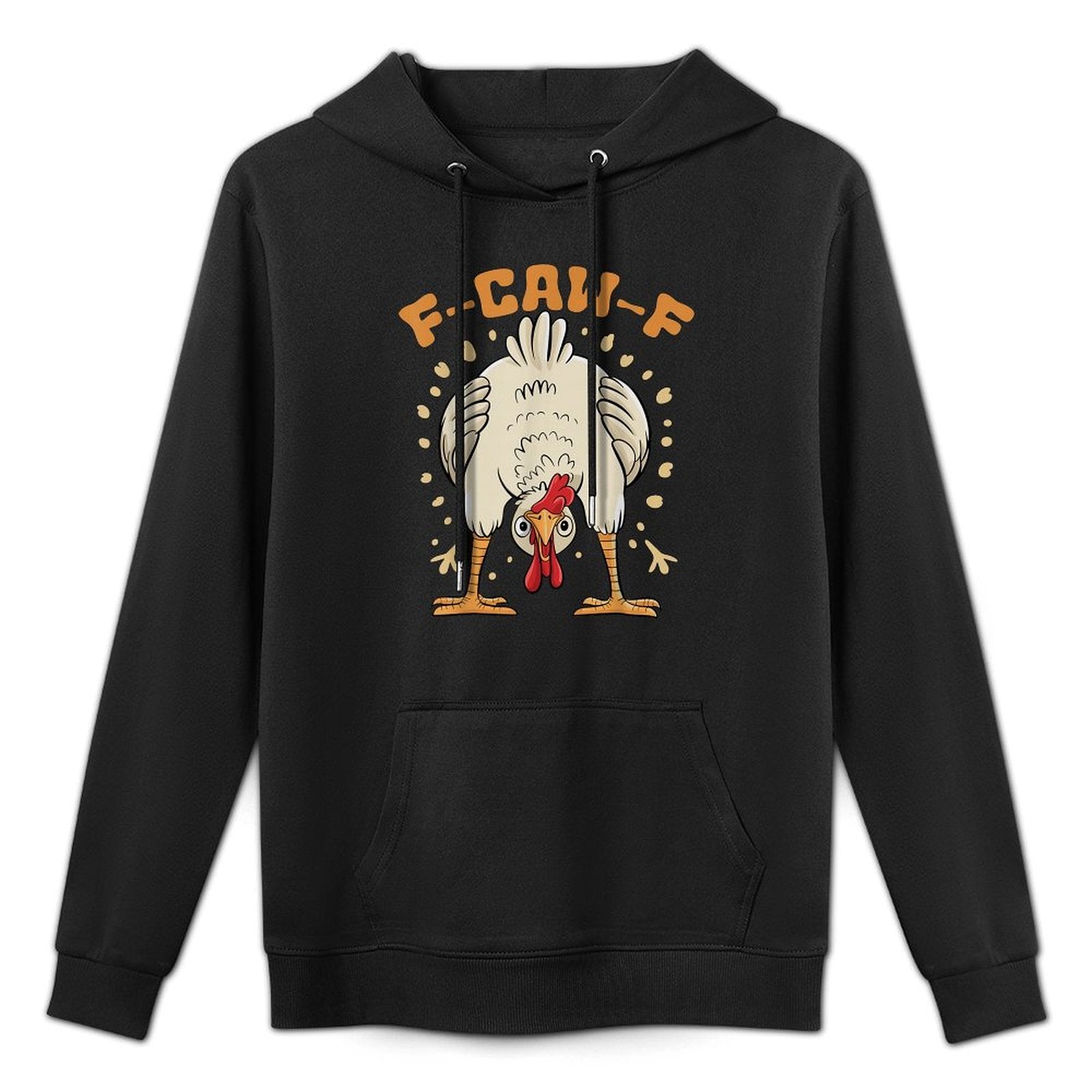 Funny F-Caw-F Chicken FCAWF Chicken Medium-Weight Fabric Hoodie