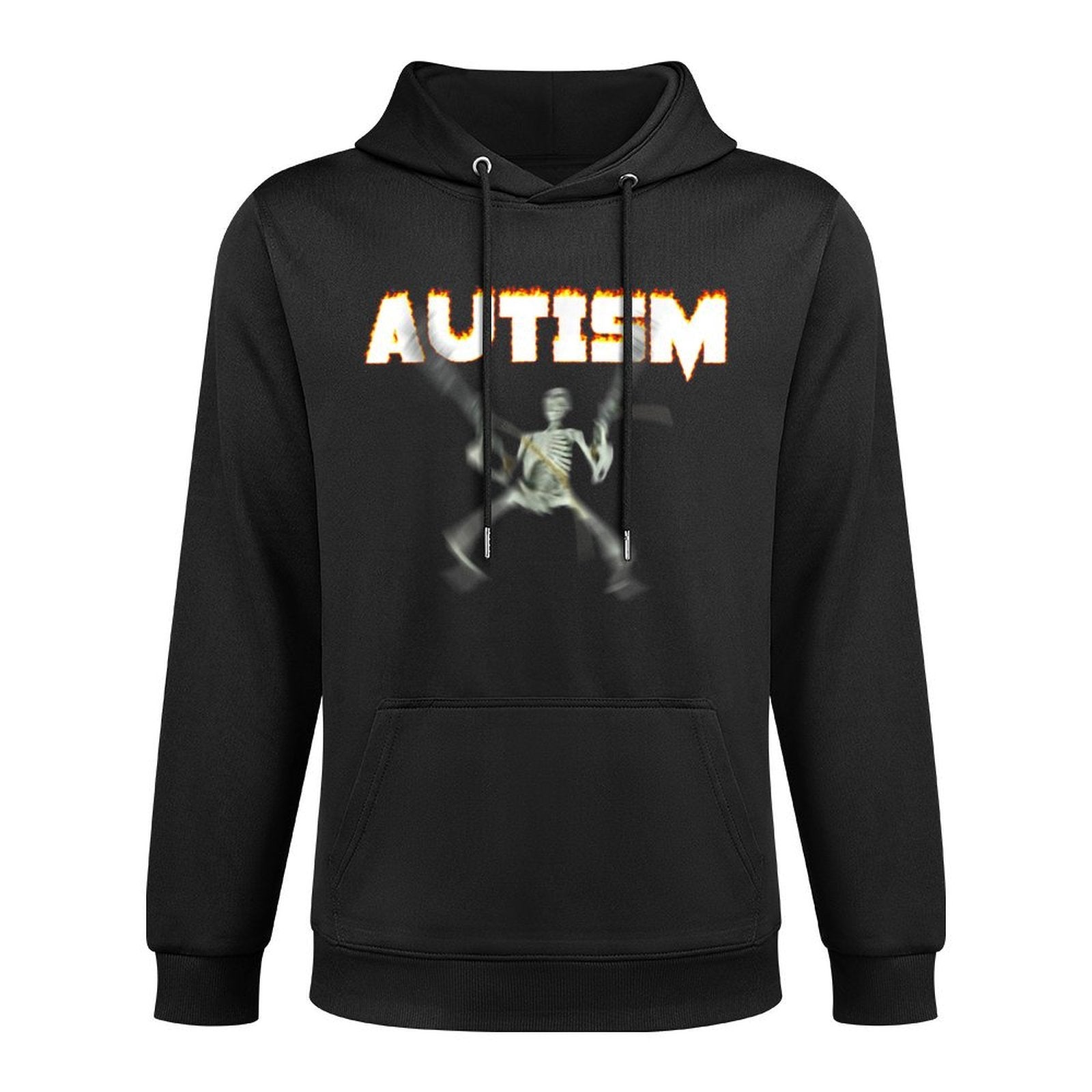 Autism Skeleton Meme Casual Wear Hoodie