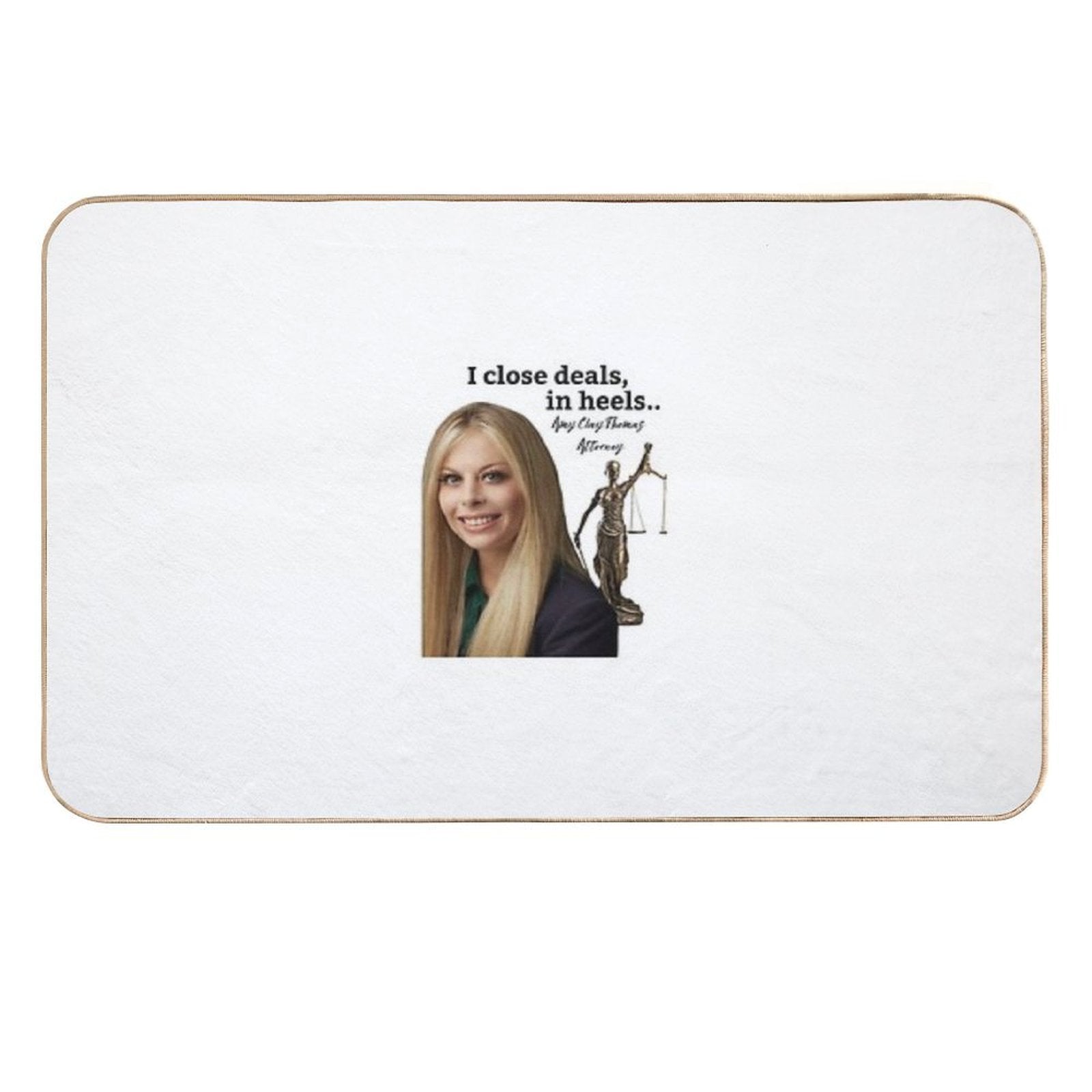 Close Deals in Heels  Absorbent Bath Mat