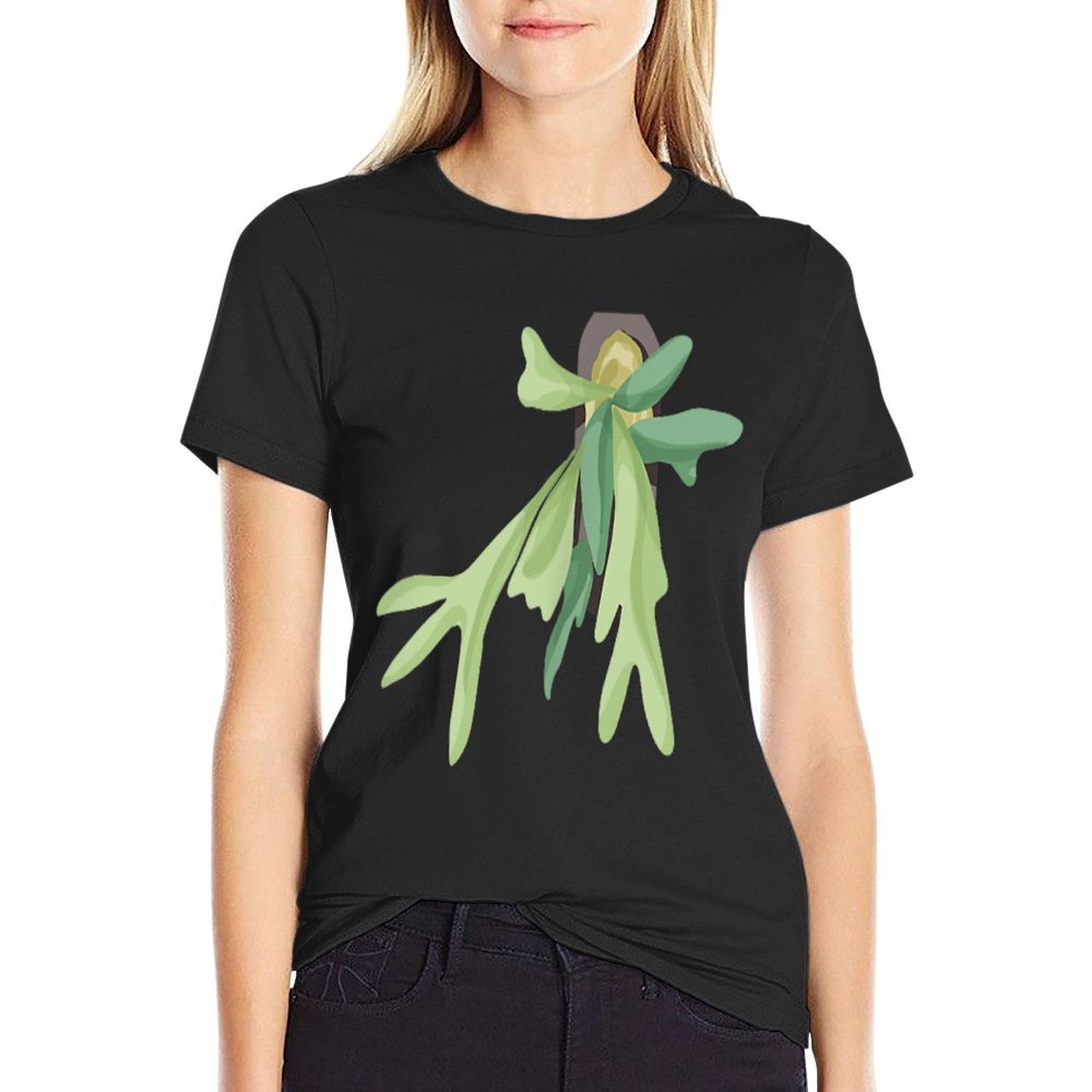 Plant Mama Plant Dad, Staghorn Fern Botanical Art, Gardener  Easy-care T-Shirt