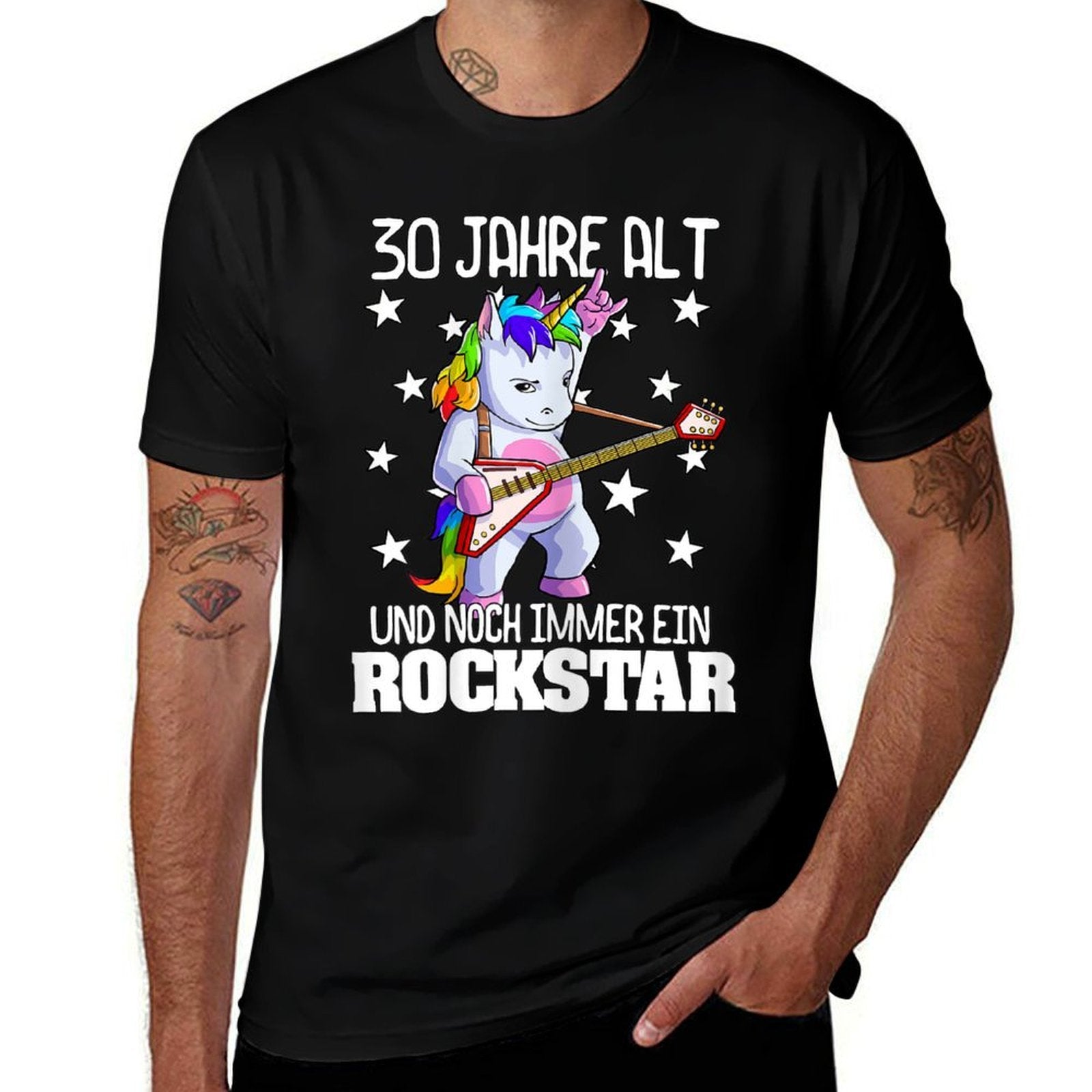 30th Birthday Ladies Unicorn Women Gift  Relaxed-fit T-Shirt