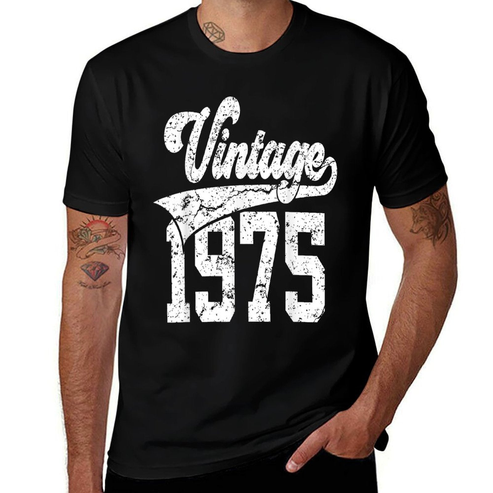 VINTAGE 1975 COLLEGE 50TH BIRTHDAY  Lightweight T-Shirt