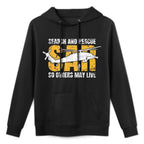 Search And Rescue Helicopter SAR Vintage Distressed Design Layering Staple Hoodie