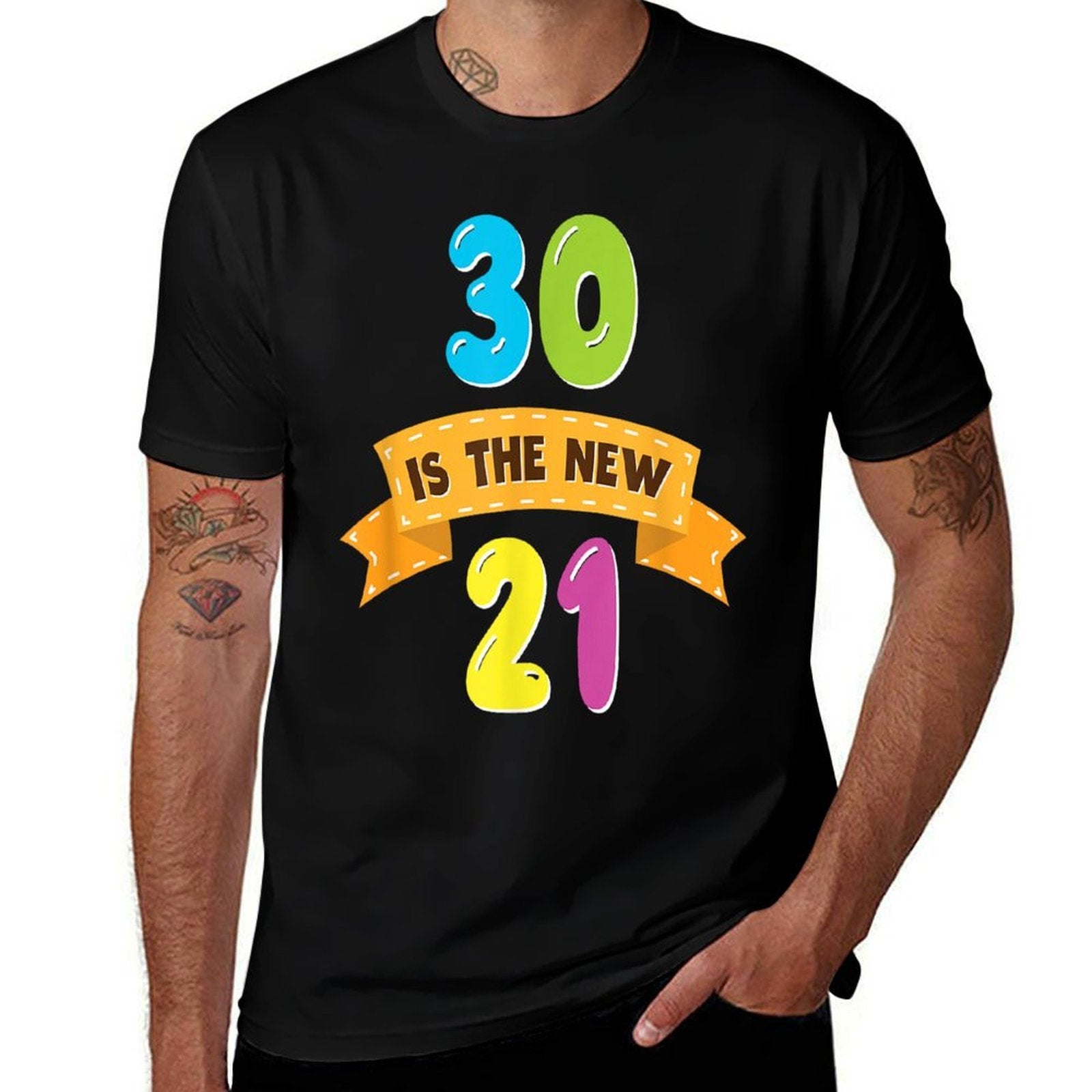 30 Is The New 21 - Funny 30th Birthday  Cotton T-Shirt