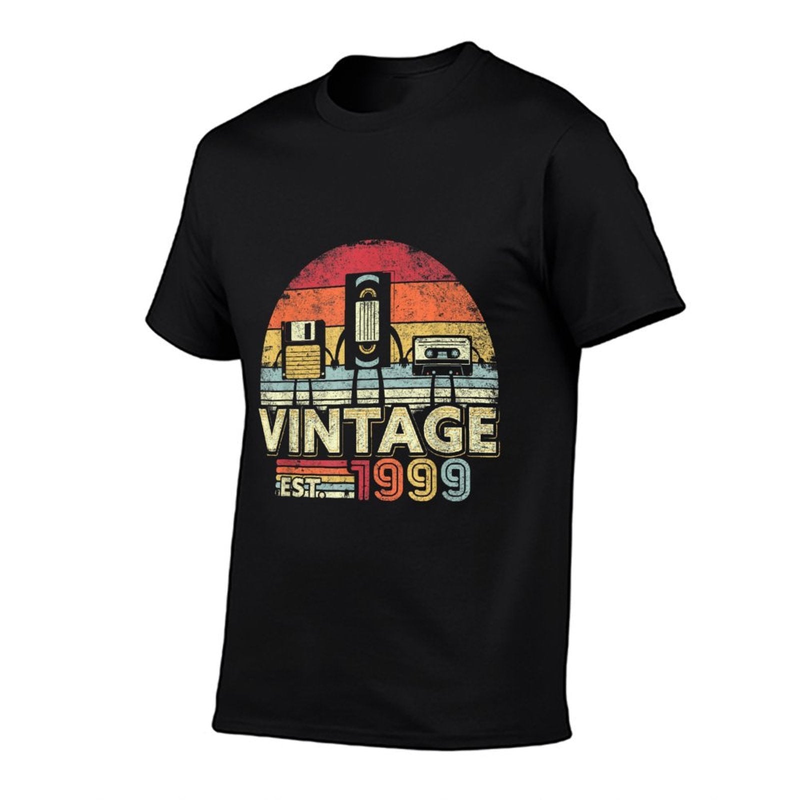 21st Birthday 1999 Vintage Retro Vintage  Fade-proof Color T-Shirt