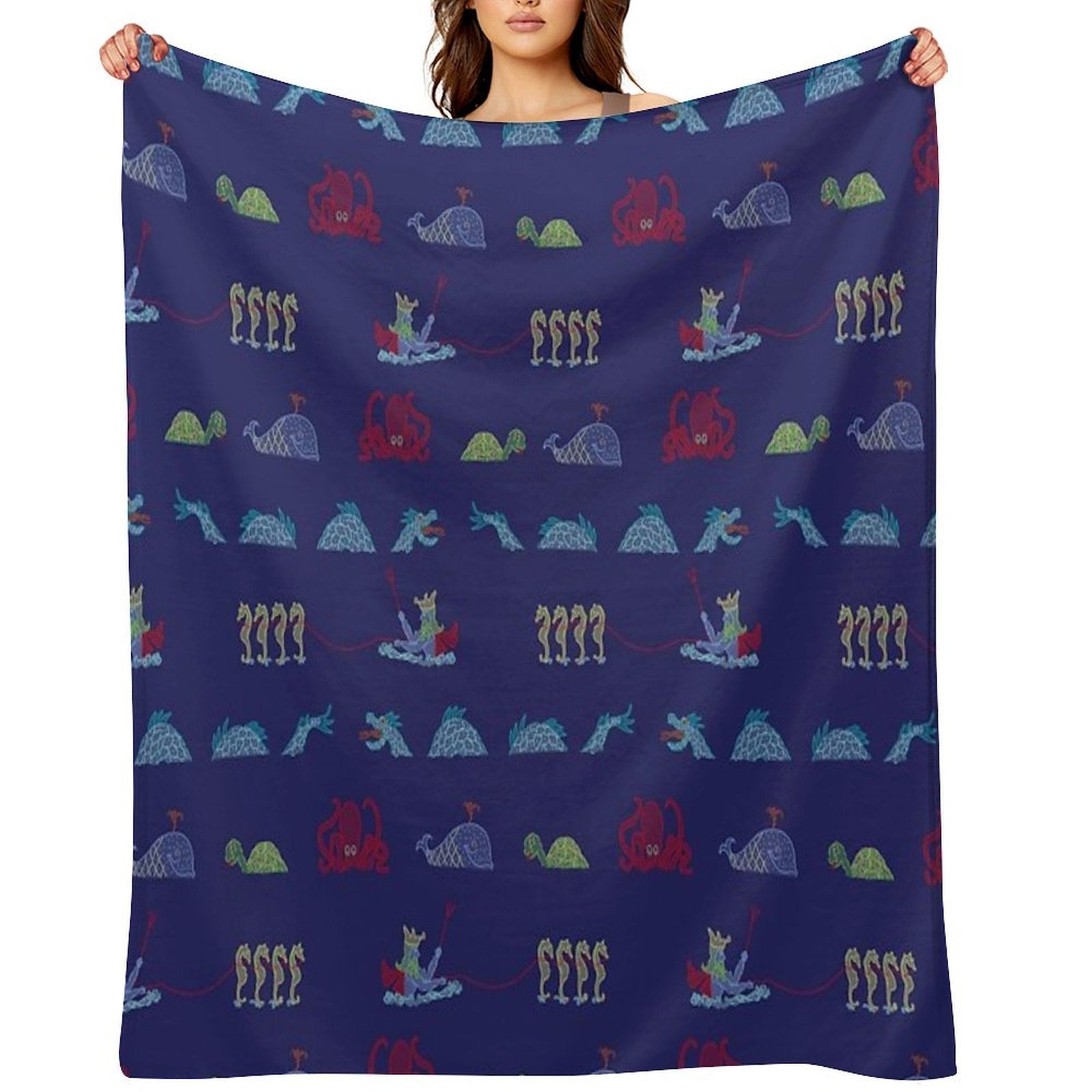 Electrical Water Pageant Eco-conscious Throw Blanket