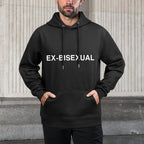 Ex Bisexual Funny Sarcastic Gay Pride Novelty Meme LGBTQ+ Easy Care Hoodie