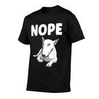 Funny Bull Terrier Art For Men Women English Bull Terrier  Fade-proof Color T-Shirt