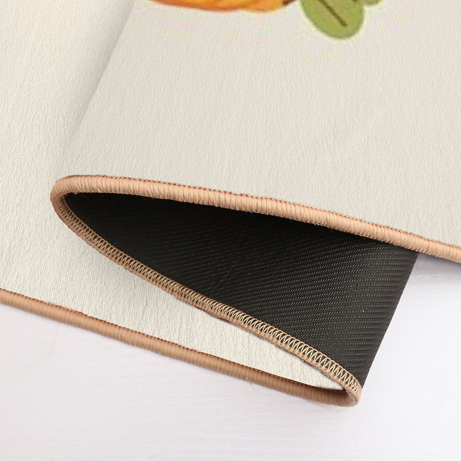 Thanksgiving Owl in Turkey Costume on Pumpkins  Absorbent Bath Mat