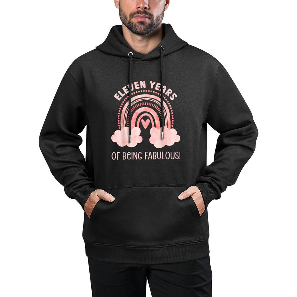 Eleven Years And Fabulous! 11 Years Old 11th Birthday Durable Construction Hoodie
