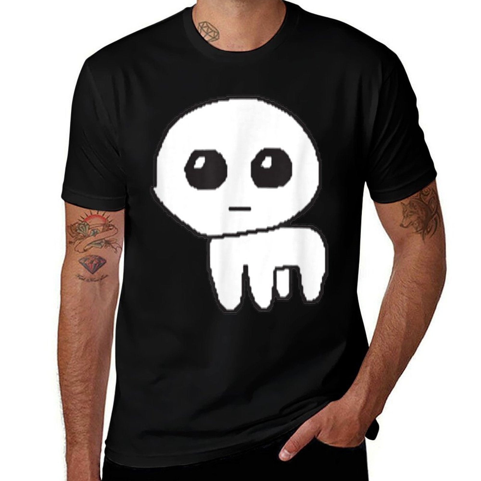 TBH Creature Meme  Ribbed Collar T-Shirt