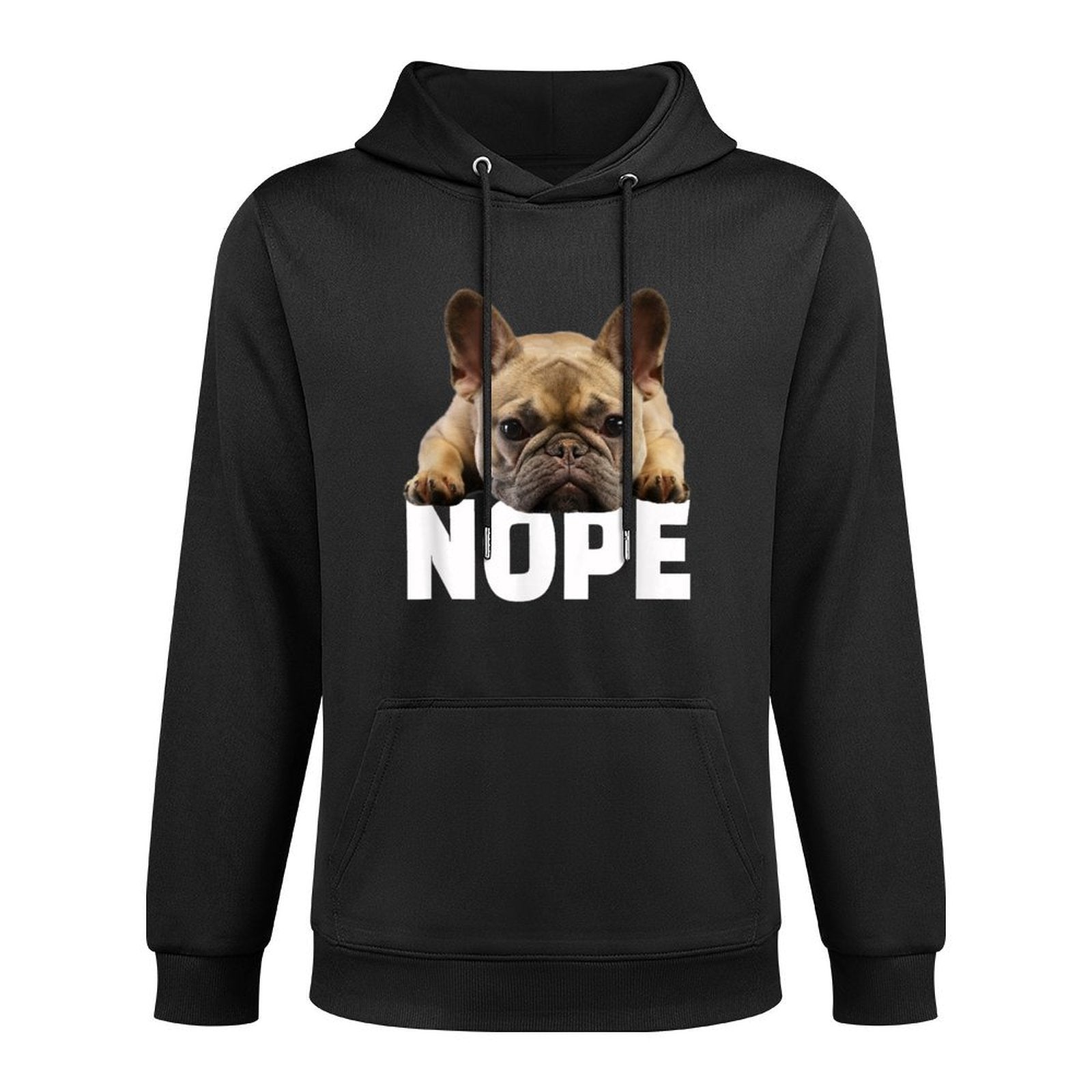 Nope Lazy French Bulldog Frenchie Dog Lover Gift Casual Wear Hoodie