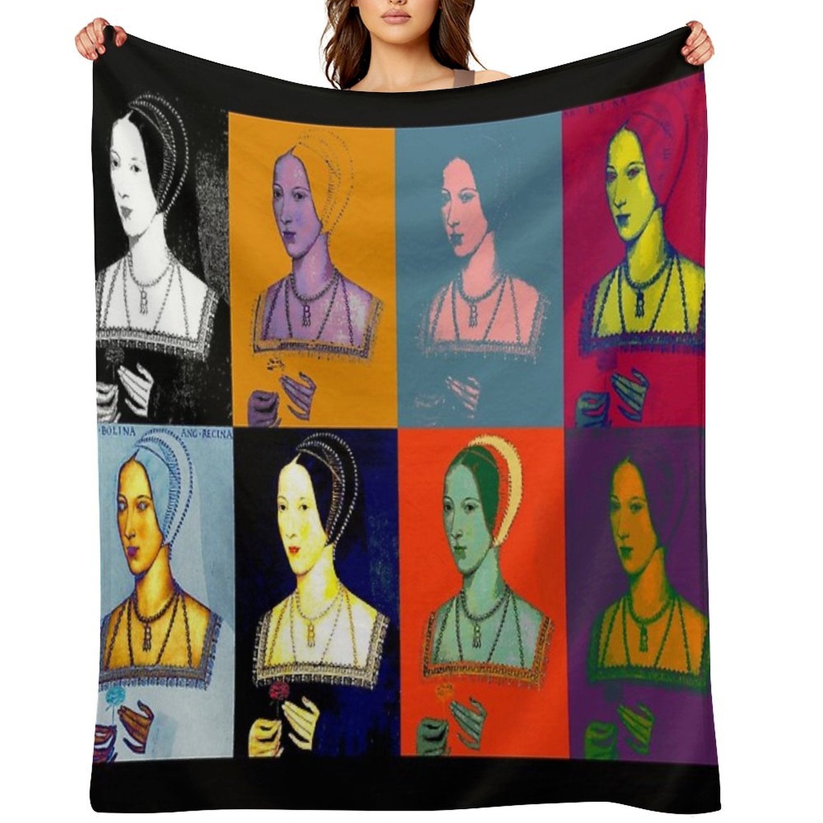 Anne Boleyn Pop Collection - Landscape Multi-functional Throw Blanket