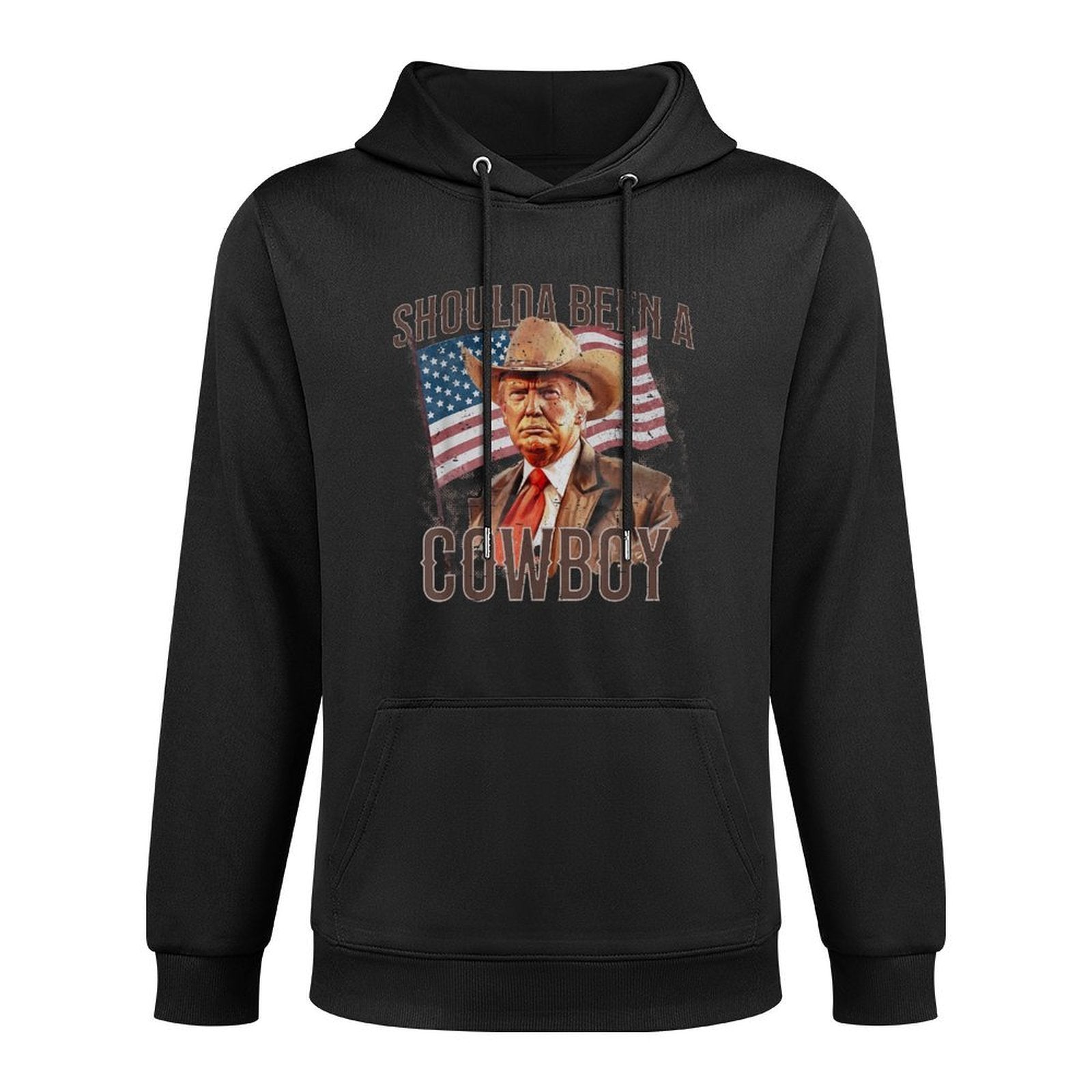 Should Have Been A Cowboy Trump 2024 4th Of July US Relaxed Fit Hoodie