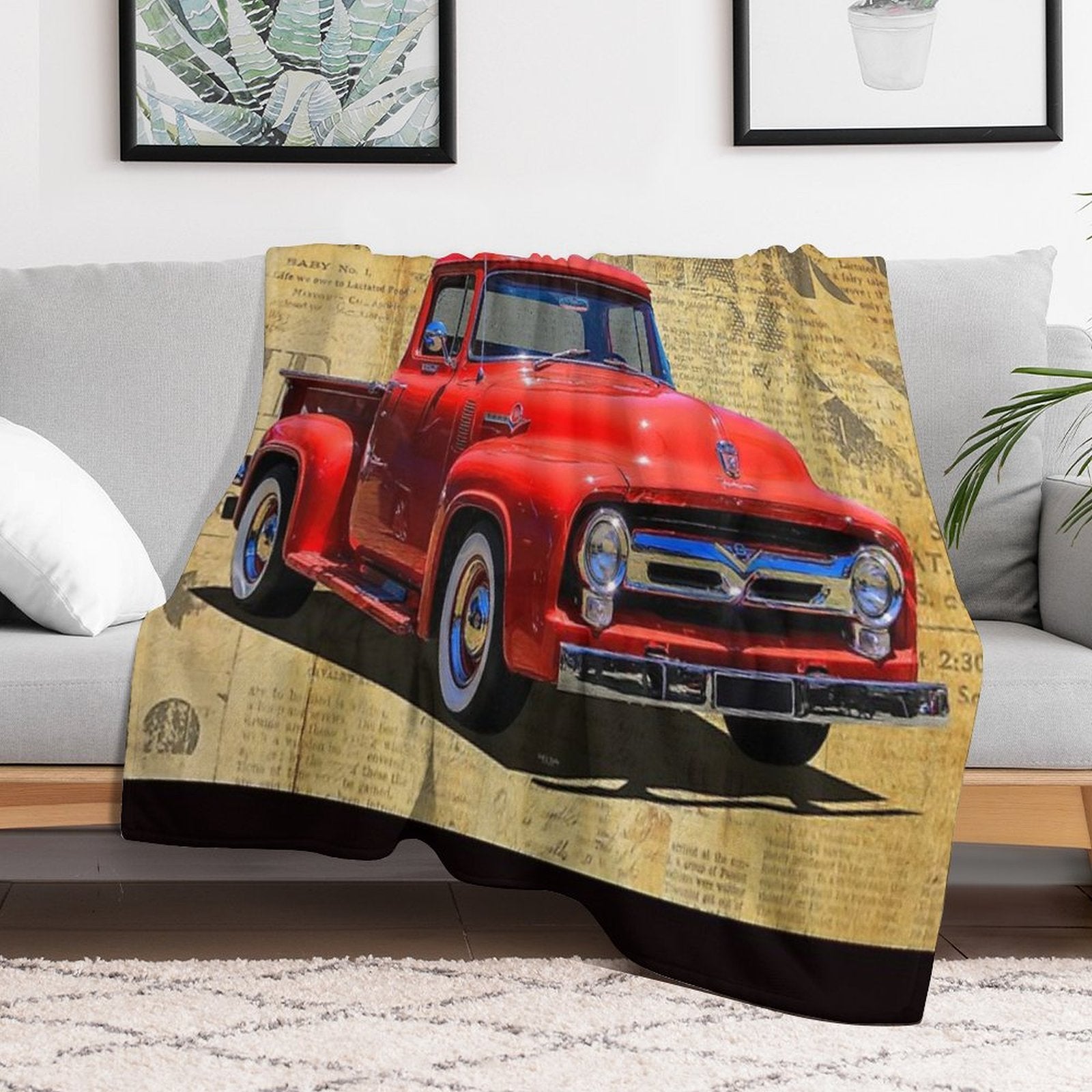 56 Pickup Machine-washable Throw Blanket
