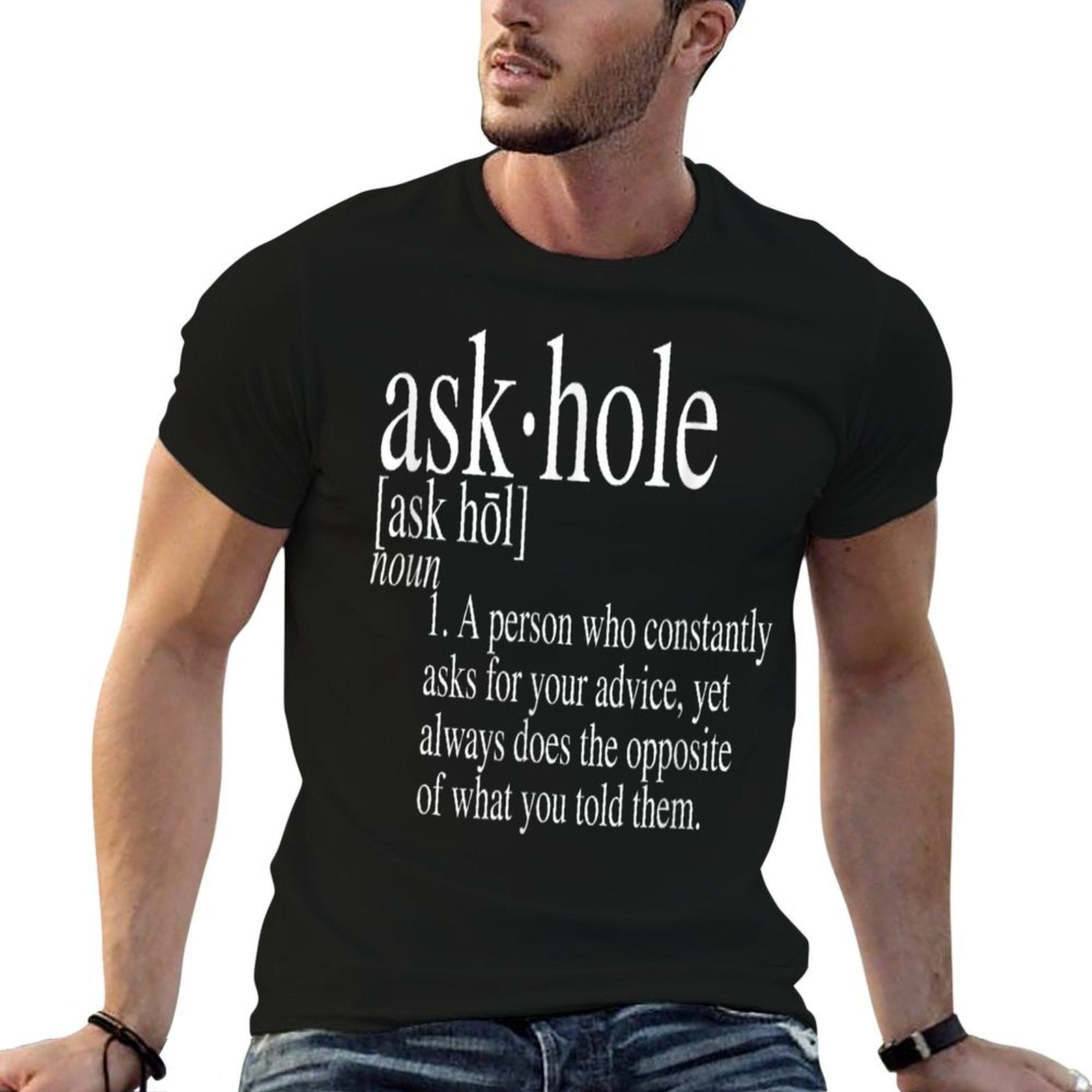 Askhole Definition Adult  Breathable T-Shirt