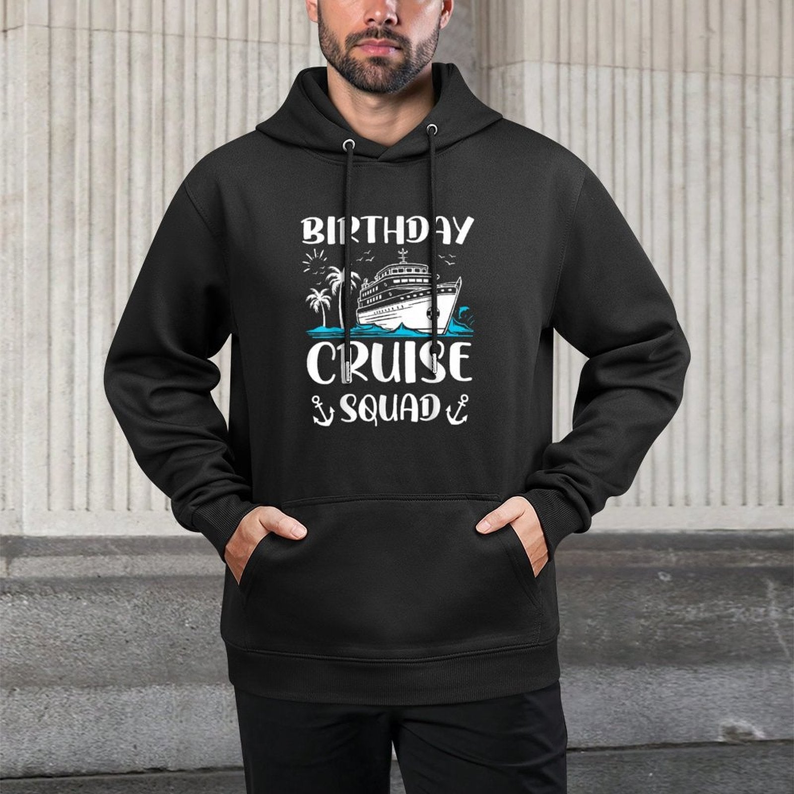 Birthday Cruise Squad Birthday Party Crew Moisture-Wicking Hoodie