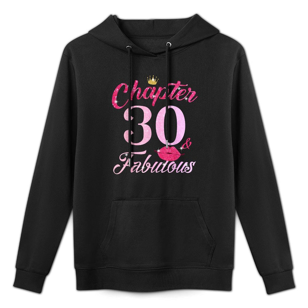 30 Year Old Birthday Lips Chapter 30th B-Day Fabulous Group Unisex Design Hoodie