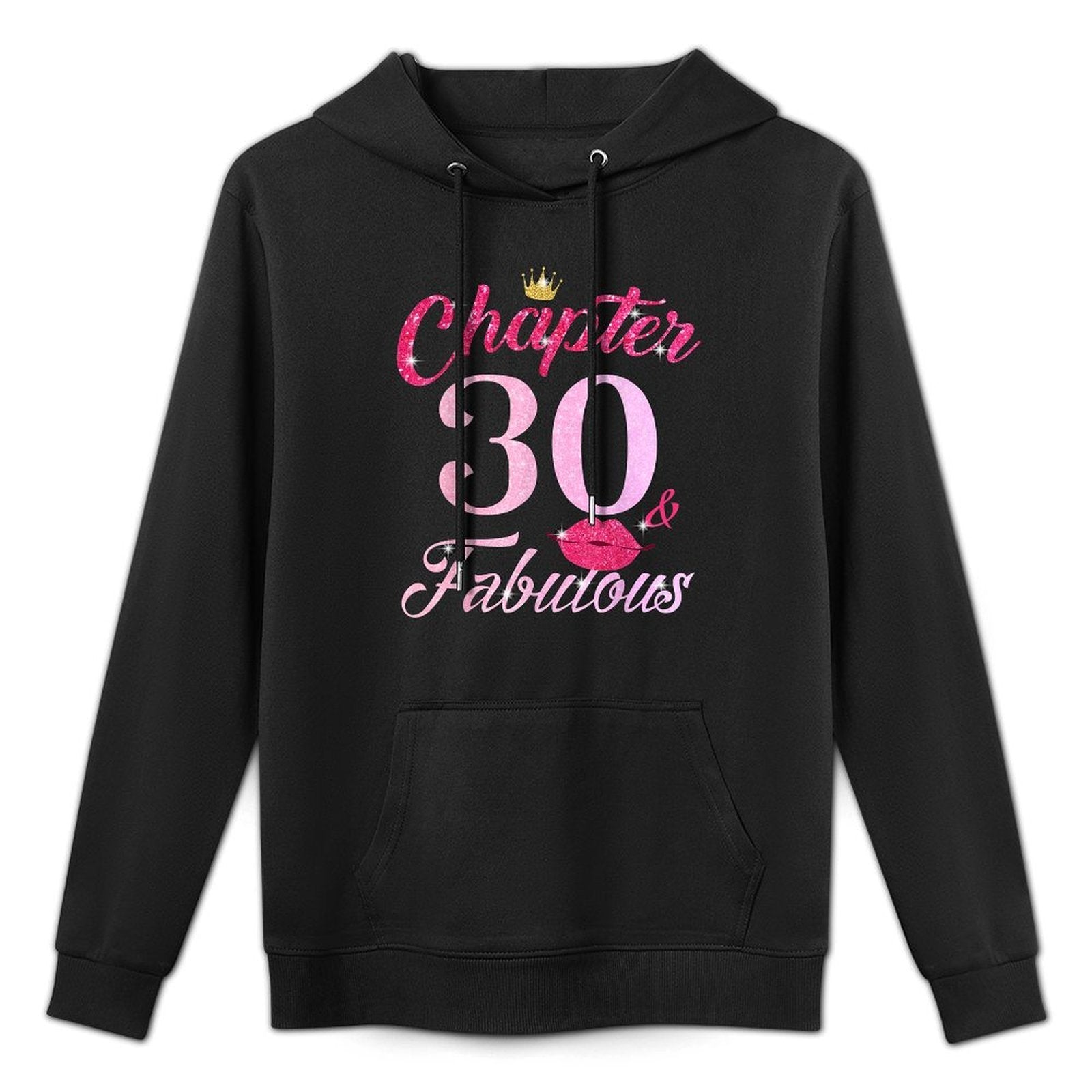 30 Year Old Birthday Lips Chapter 30th B-Day Fabulous Group Unisex Design Hoodie