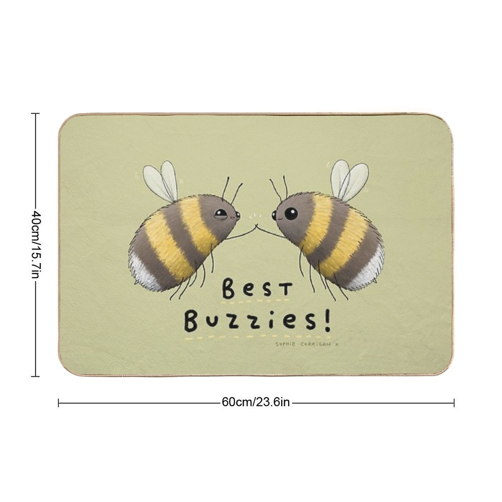 Best Buzzies!  Toxin-Free Bath Mat