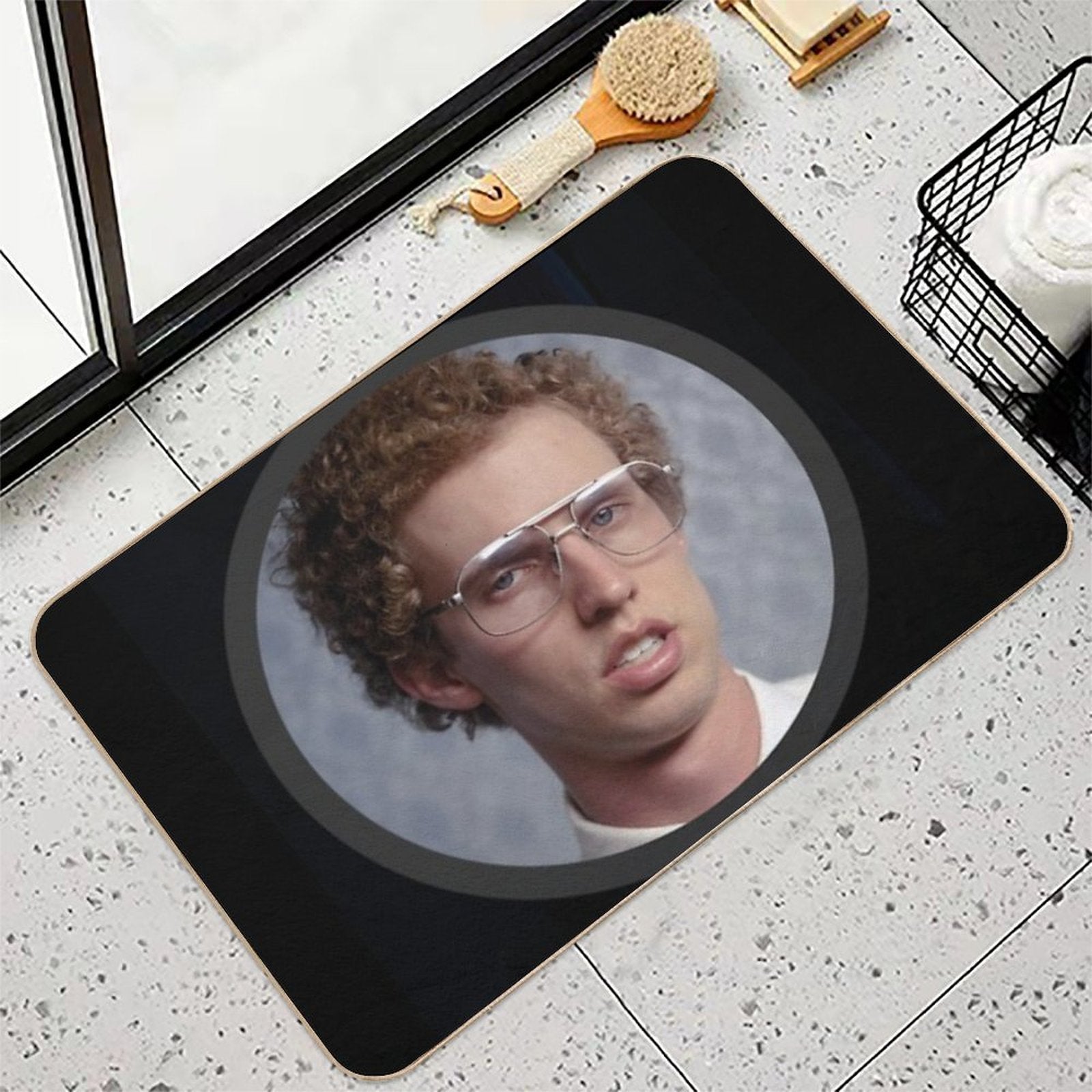 Napoleon Dynamite Poster  Absorbent Bath Mat