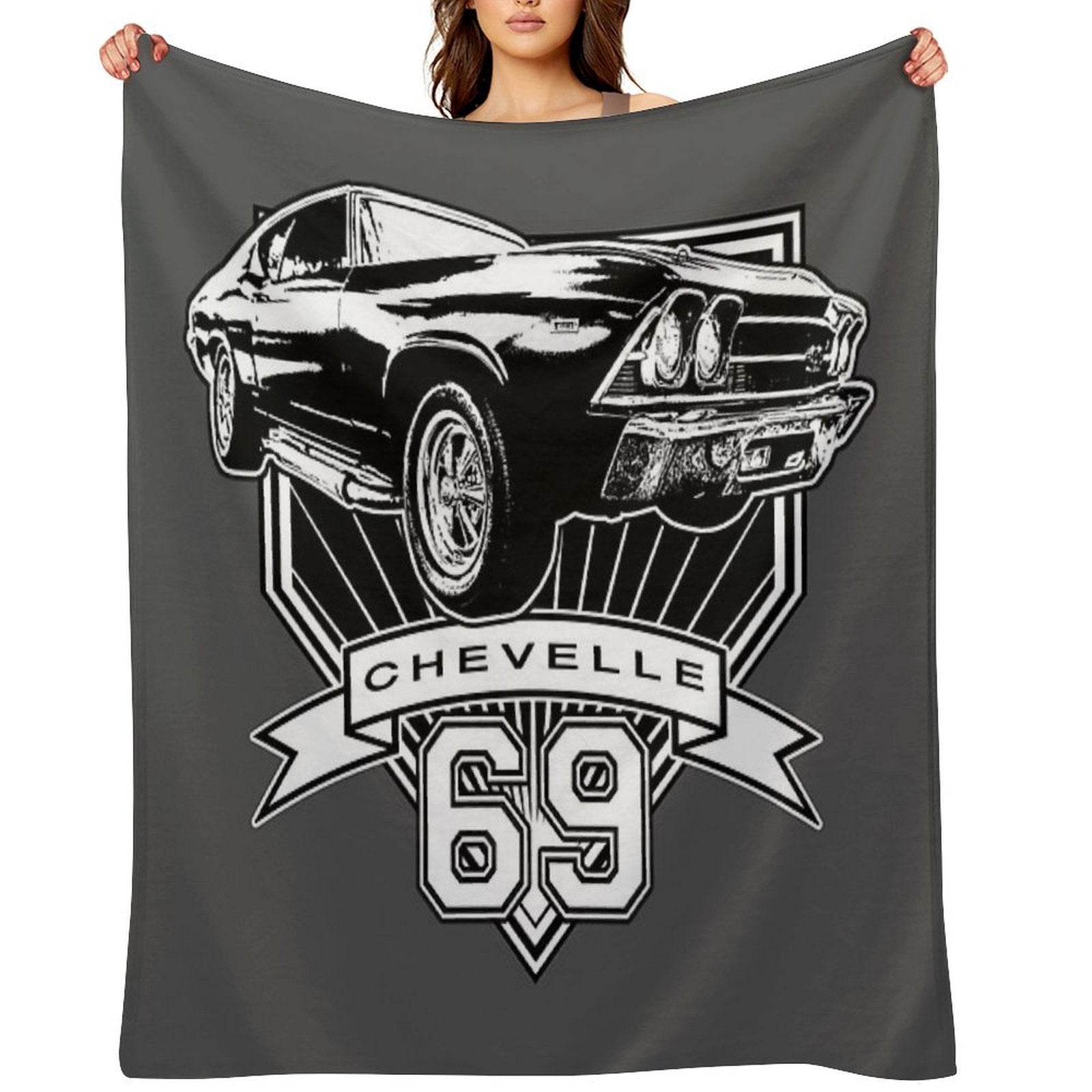 69 Chevelle All-season Throw Blanket