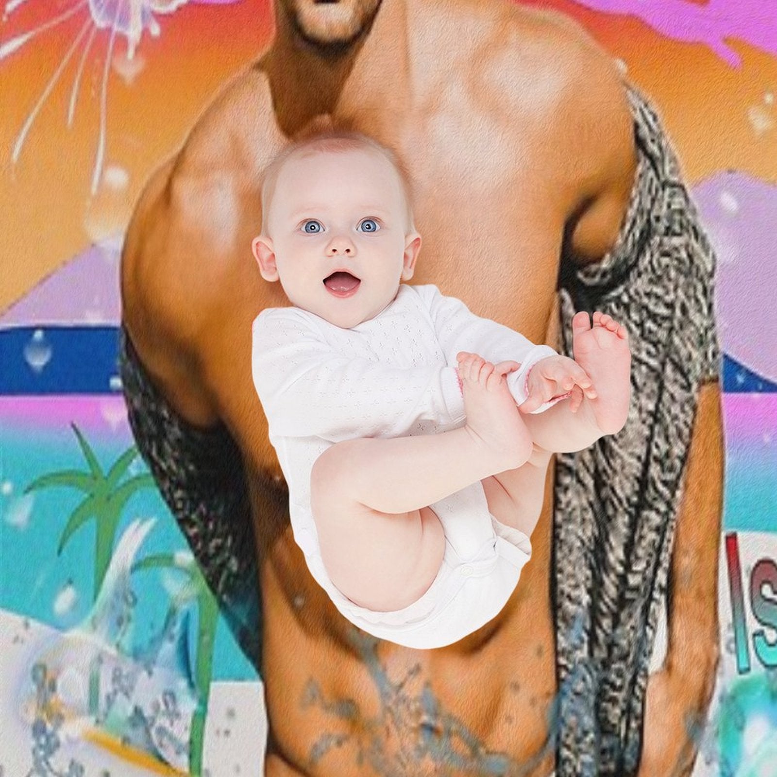 William Levy Shrink-resistant Throw Blanket