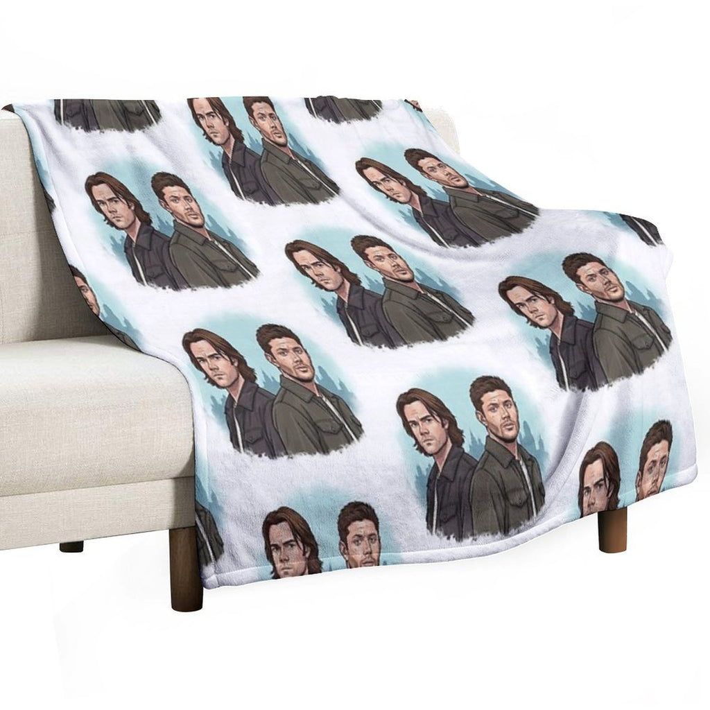 Supernatural - Brothers Compact Throw Blanket