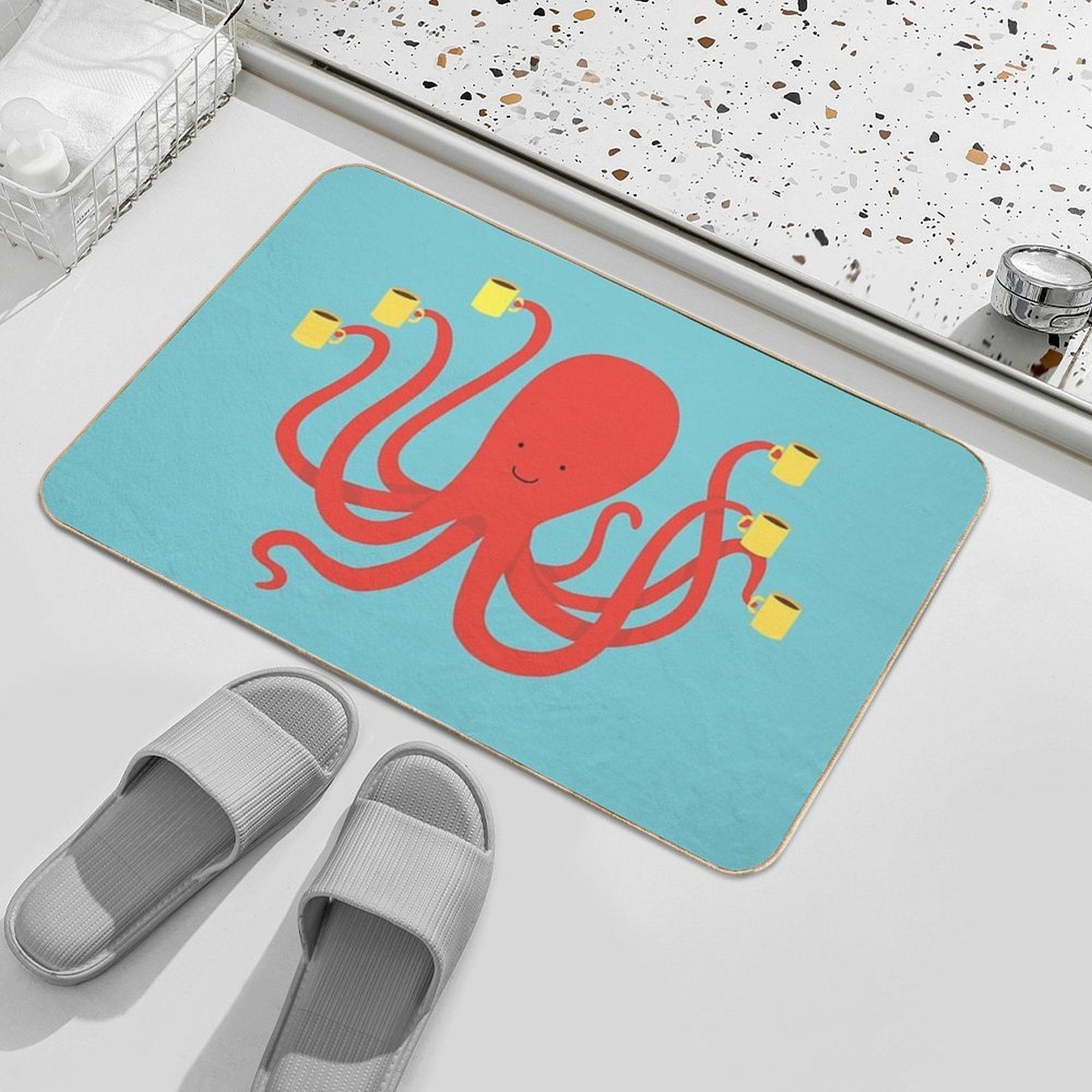 More Coffee  Versatile Bath Mat