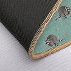 Little Raccoon Pattern Durable Bath Mat
