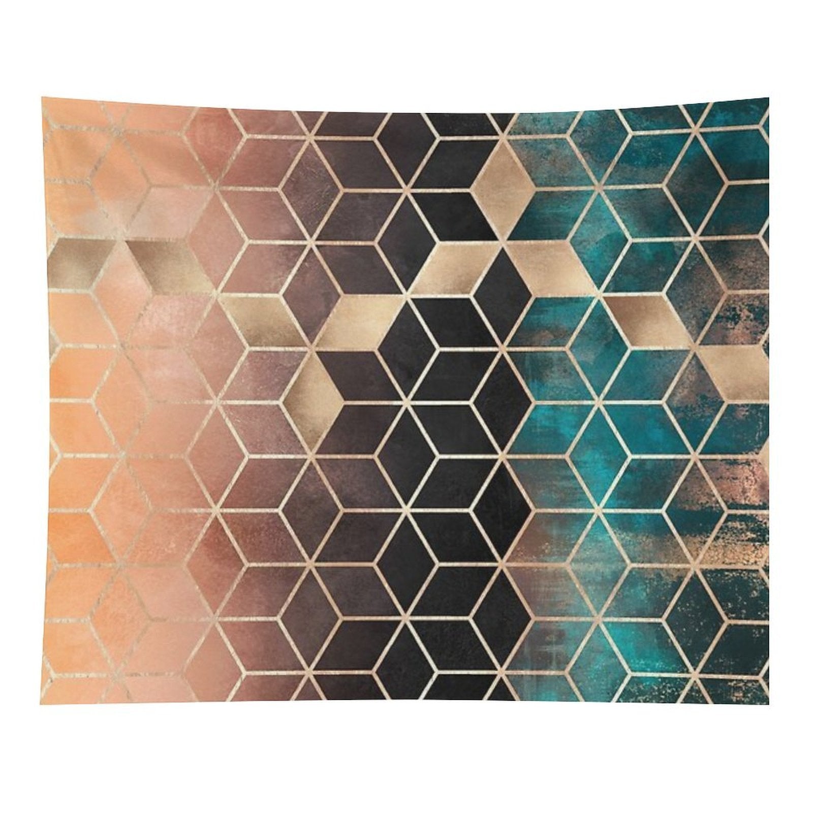 Ombre Dream Cubes Tapestry