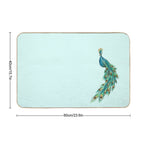 Peacock  Fade-Resistant Bath Mat