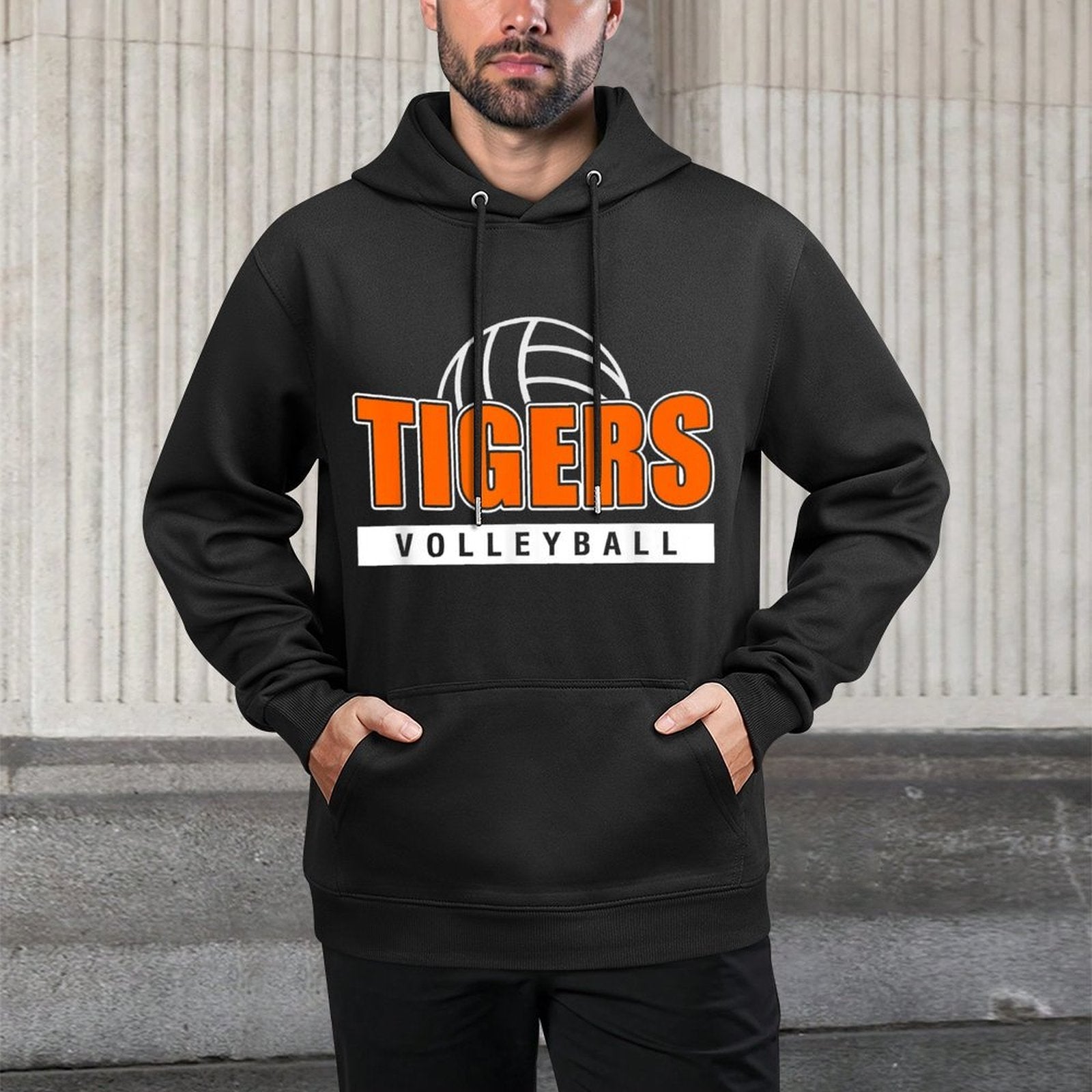 Tigers Volleyball Team - Tiger Mascot Sport Gift Idea Layering Staple Hoodie